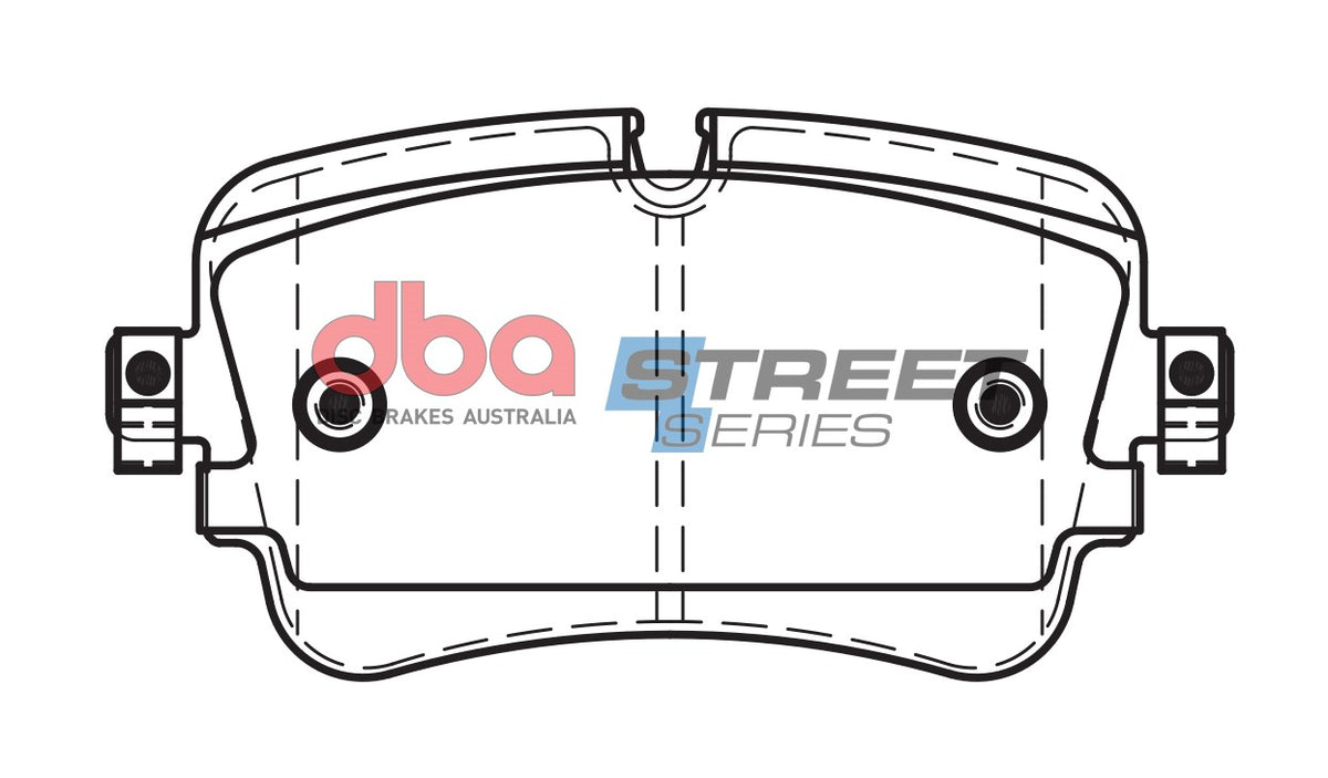 DBA 16-21 Audi Q7 (w/350mm Rear Rotor) Street Series Rear Brake Pads - DB15031SS