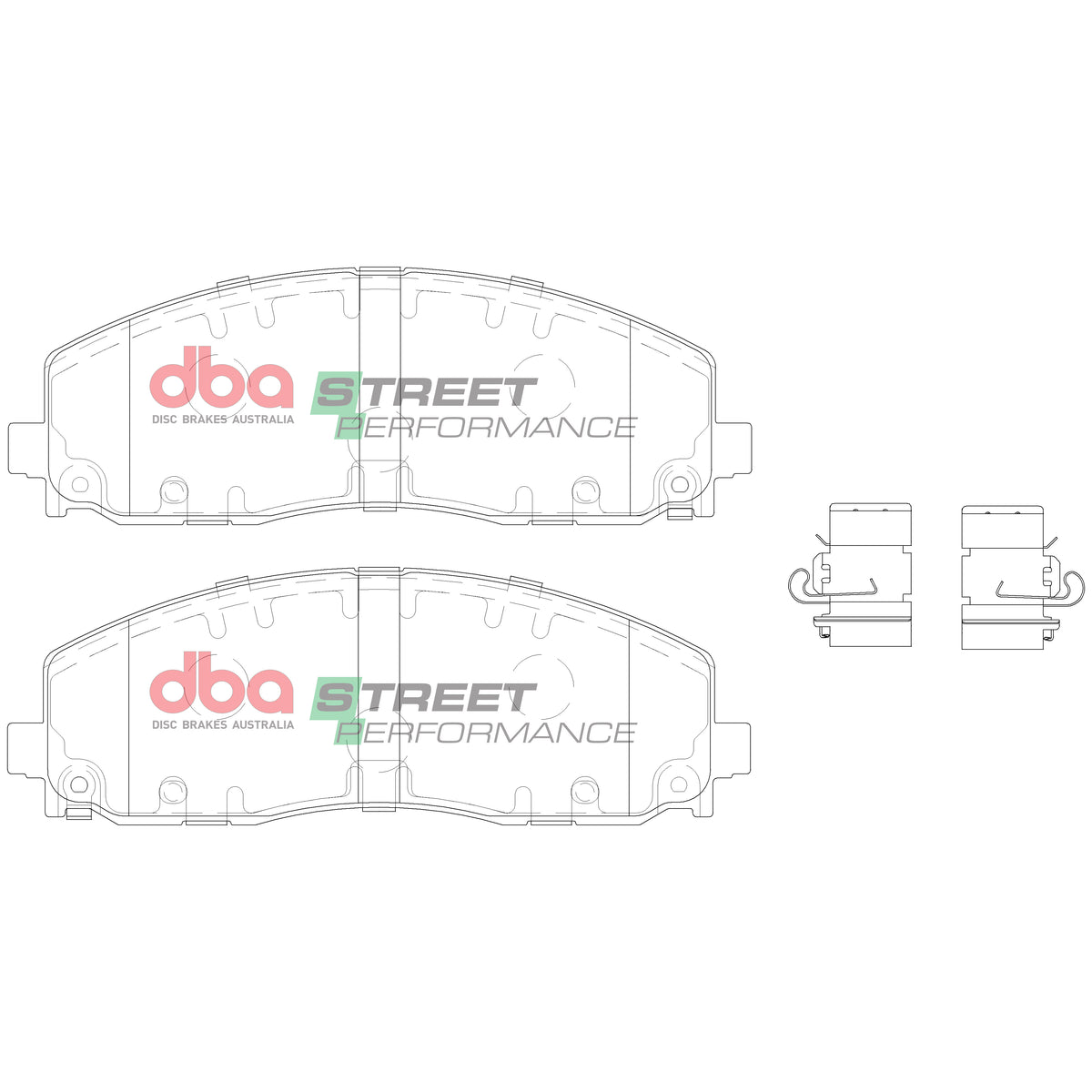 DBA 17-22 Chrysler Pacifica Front SP Performance Brake Pads - DB15038SP