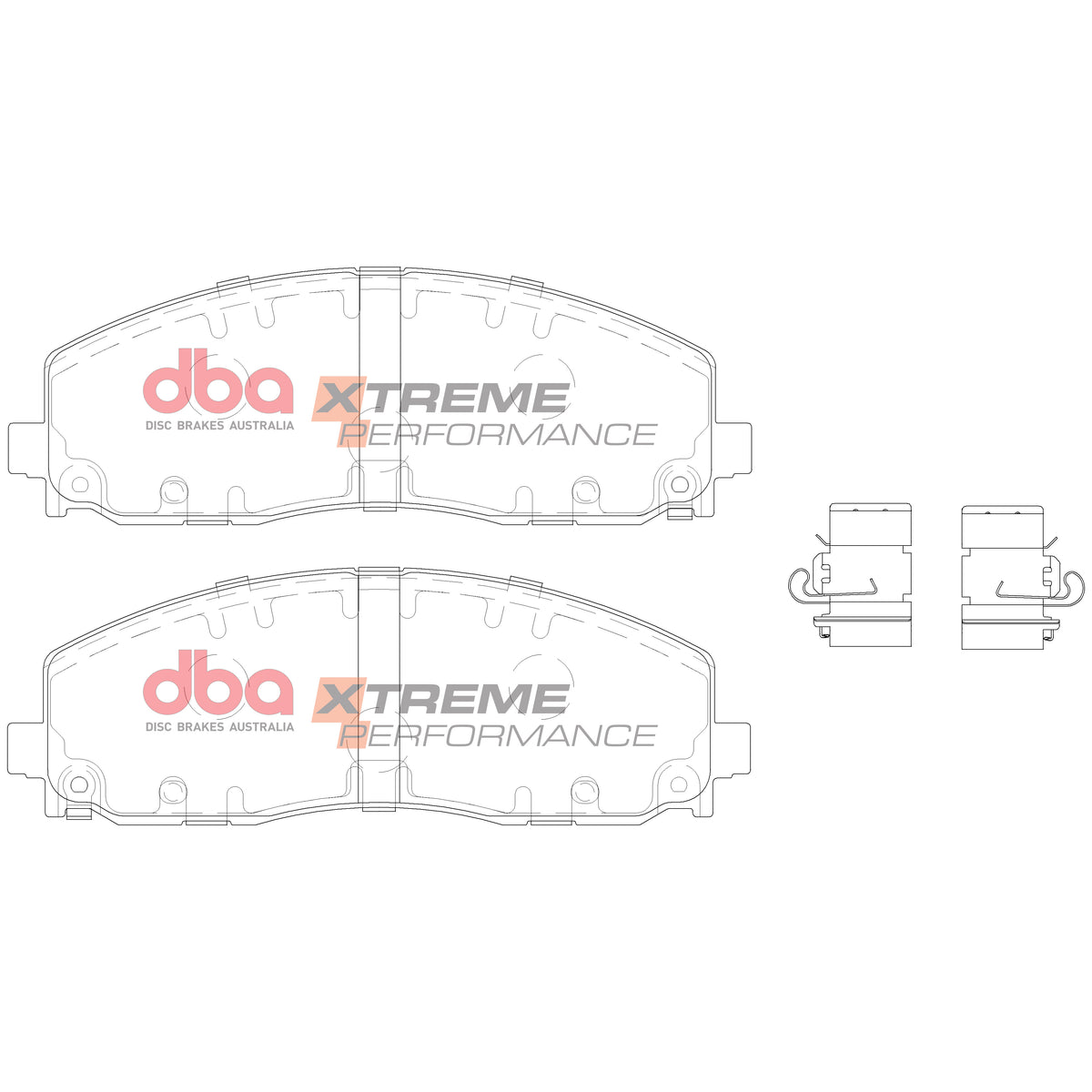 DBA 18-22 Jeep Wrangler JL Front XP Performance Brake Pads - DB15038XP