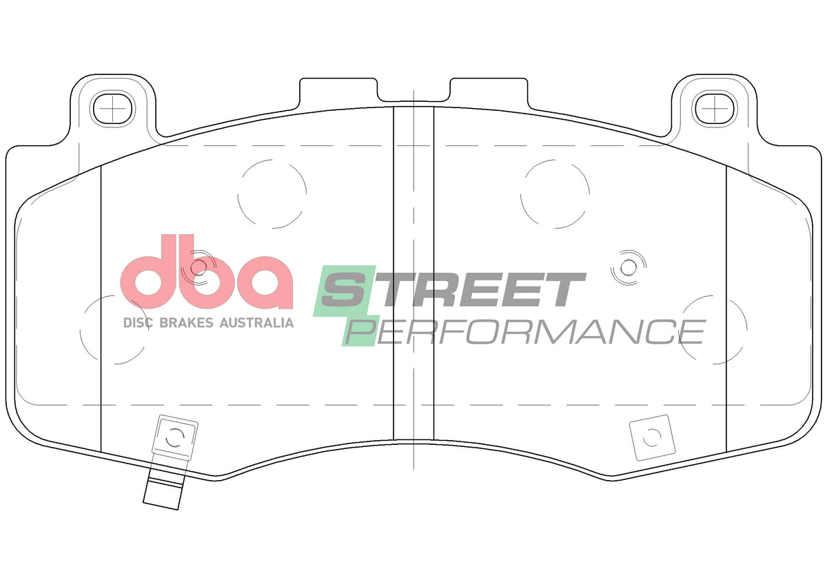 DBA 2017+ Jeep Grand Cherokee SP Performance Front Brake Pads - DB15039SP