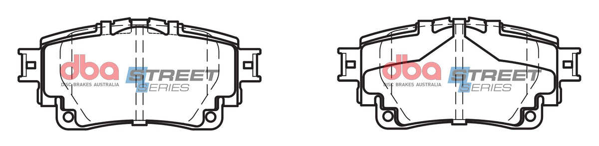 DBA 20-22 Toyota Corolla Hatchback Rear Street Series Brake Pads - DB15044SS