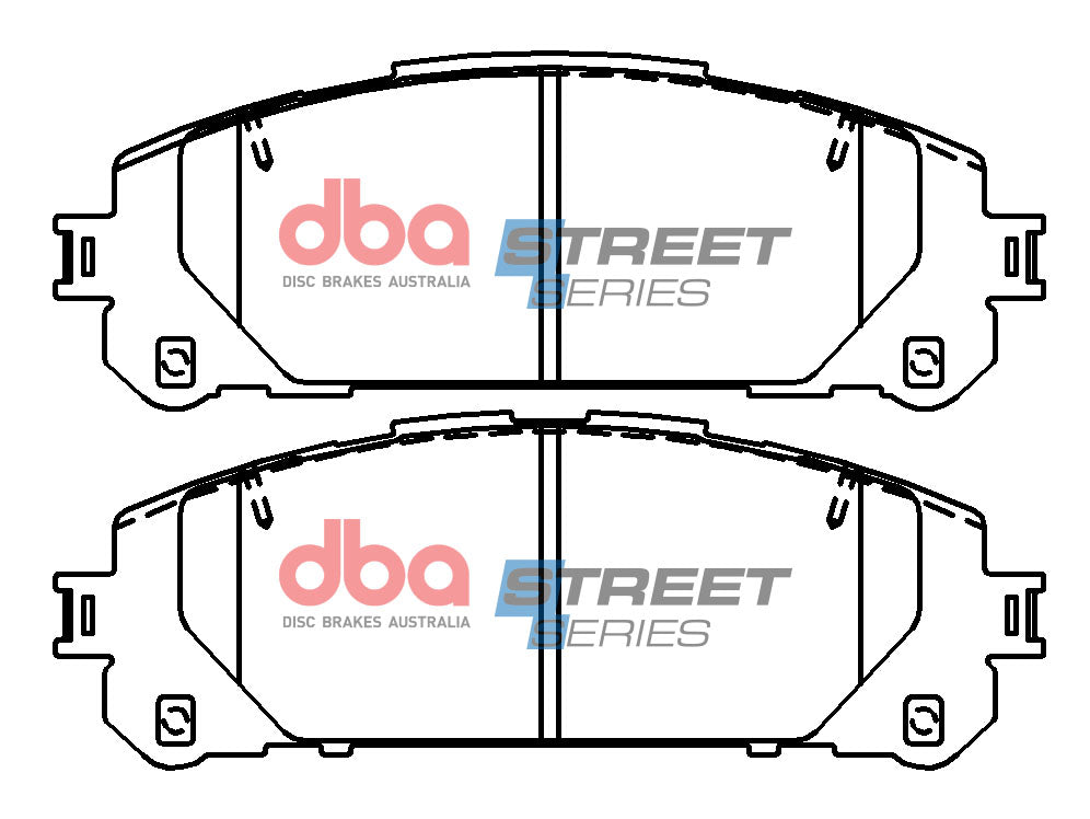 DBA 20-22 Toyota Highlander Front Street Series Brake Pads - DB15067SS