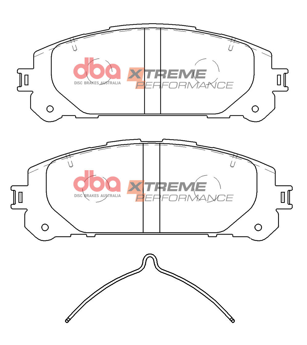 DBA 20-22 Toyota Highlander Front XP Performance Brake Pads - DB15067XP