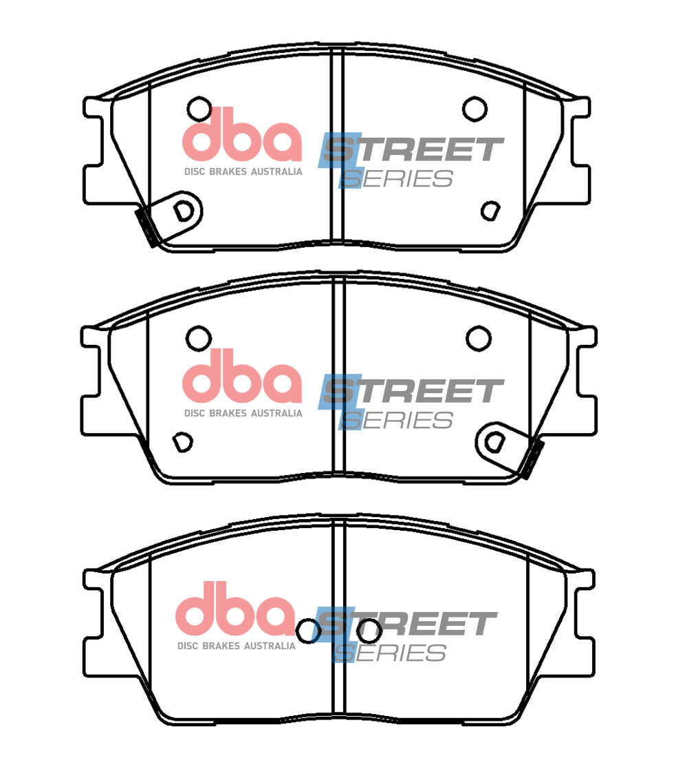 DBA 20-24 Hyundai Venue Front Street Series Brake Pads - DB15085SS