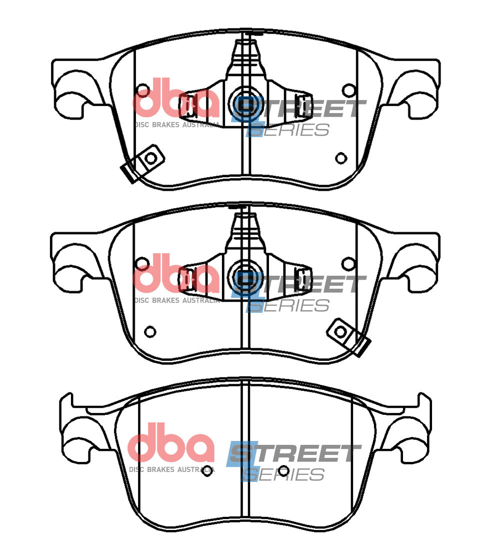 DBA 2017+ Honda Accord Street Series Front Brake Pads - DB15087SS