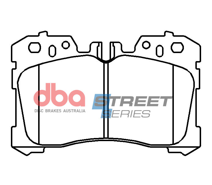 DBA 2017 Lexus LS460/LS600 Street Series Front Brake Pads - DB15104SS