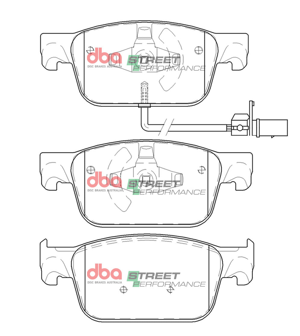 DBA 2016+ Audi A4 SP Performance Front Brake Pads - DB15106SP