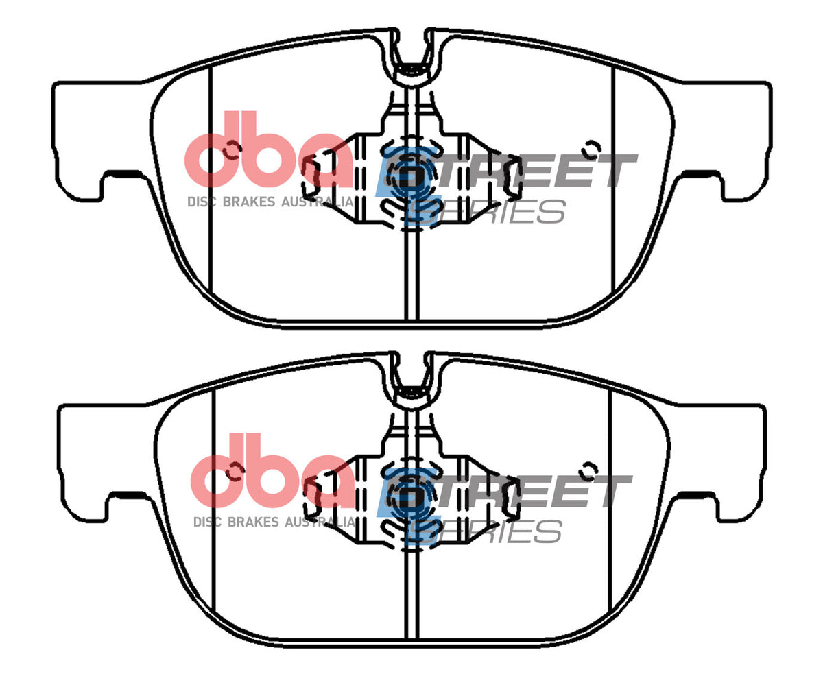 DBA 2018+ Volvo XC60 Street Series Front Brake Pads - DB15116SS