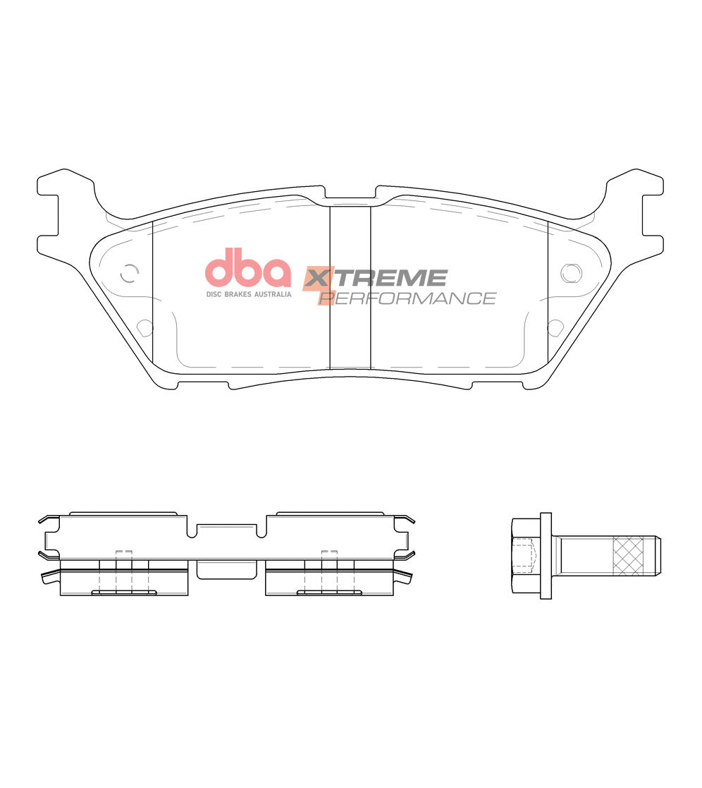 DBA 18-20 Ford Expedition Rear XP Performance Brake Pads - DB15123XP