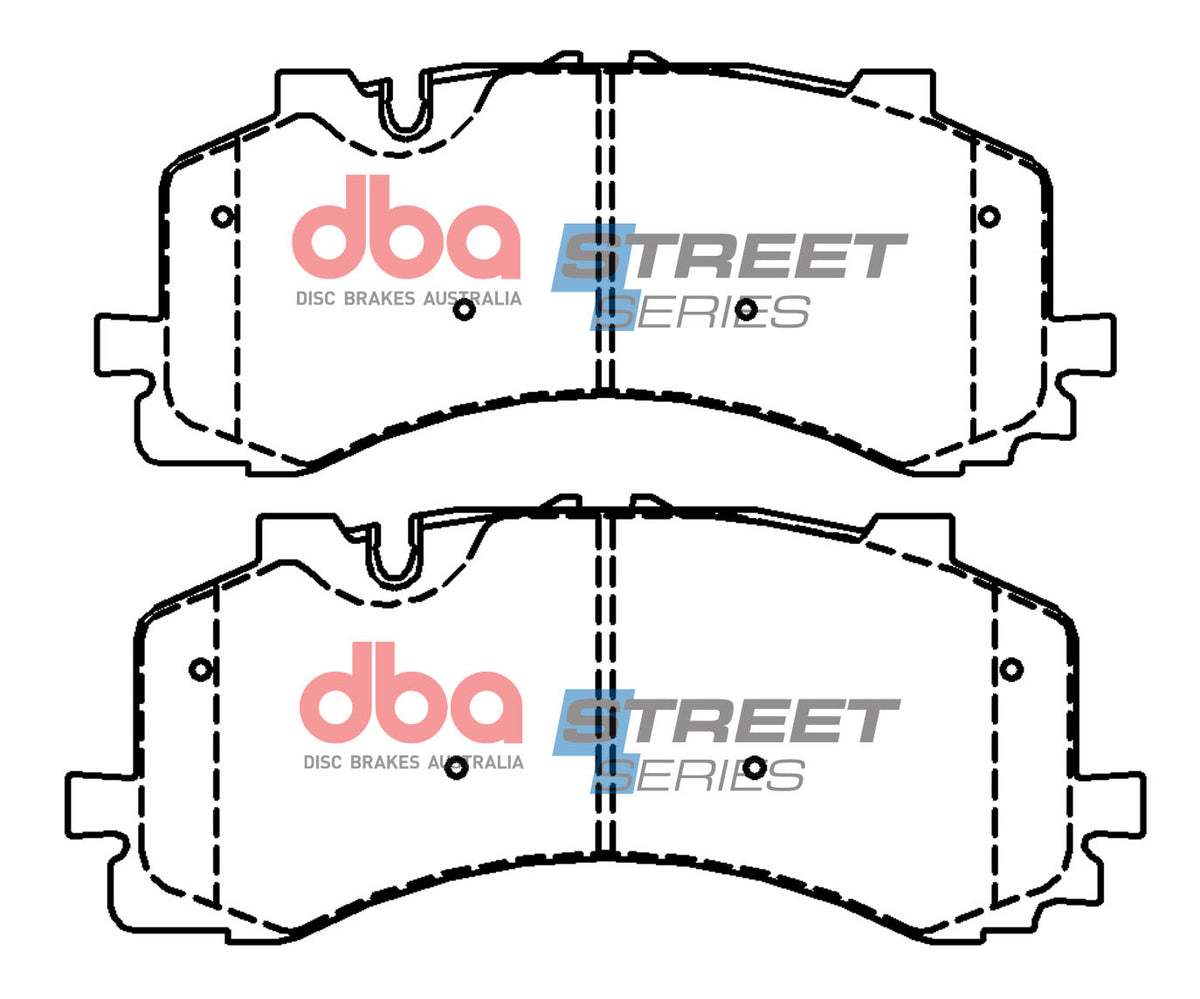 DBA 2018+ Audi S6 Street Series Front Brake Pads - DB15124SS