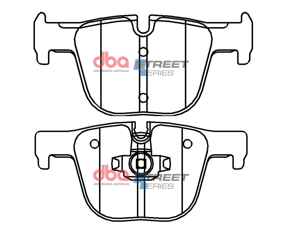 DBA 12-19 BMW 335i Street Series Rear Brake Pads - DB15126SS
