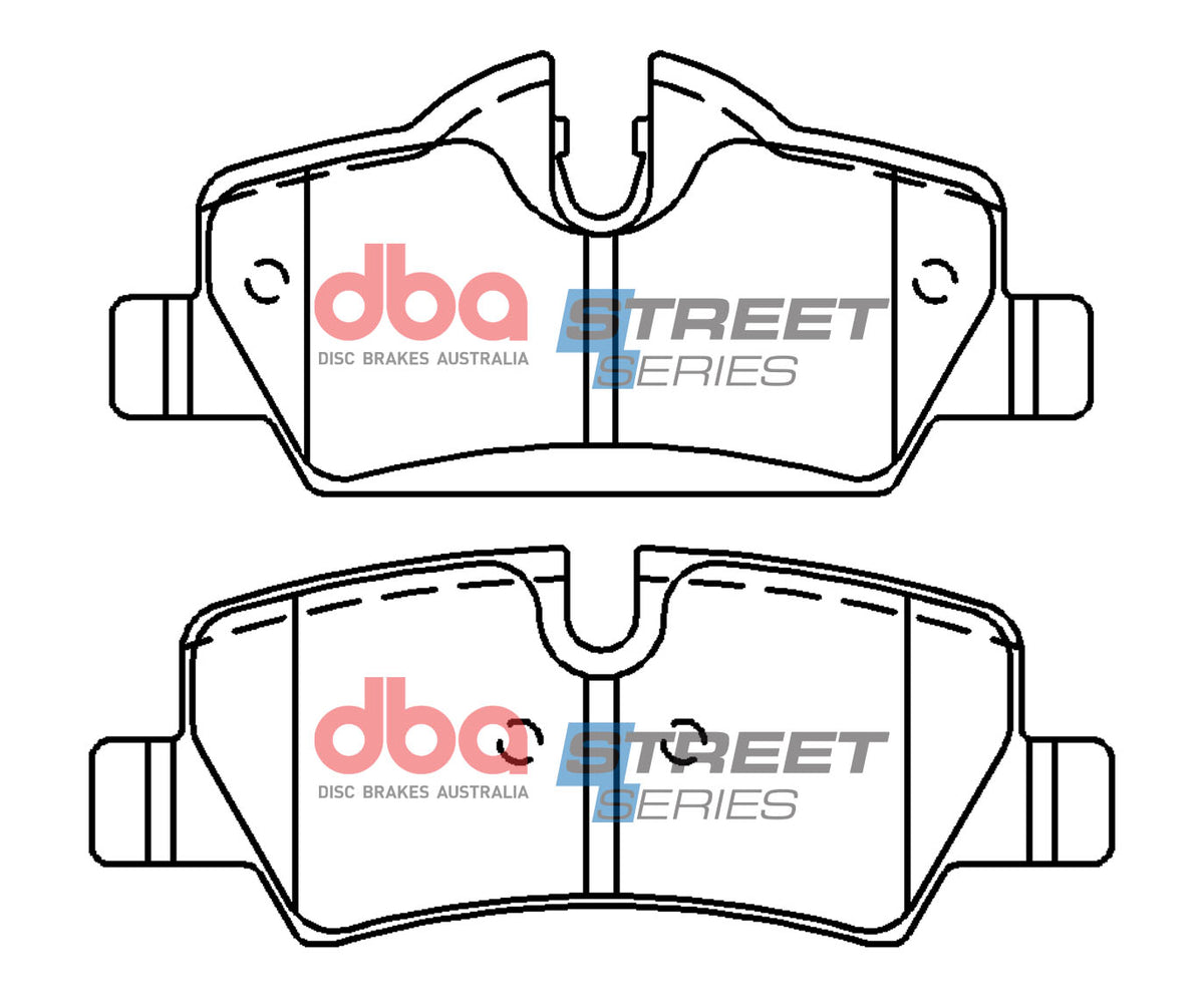 DBA 2015+ Mini Clubman Street Series Rear Brake Pads - DB15135SS