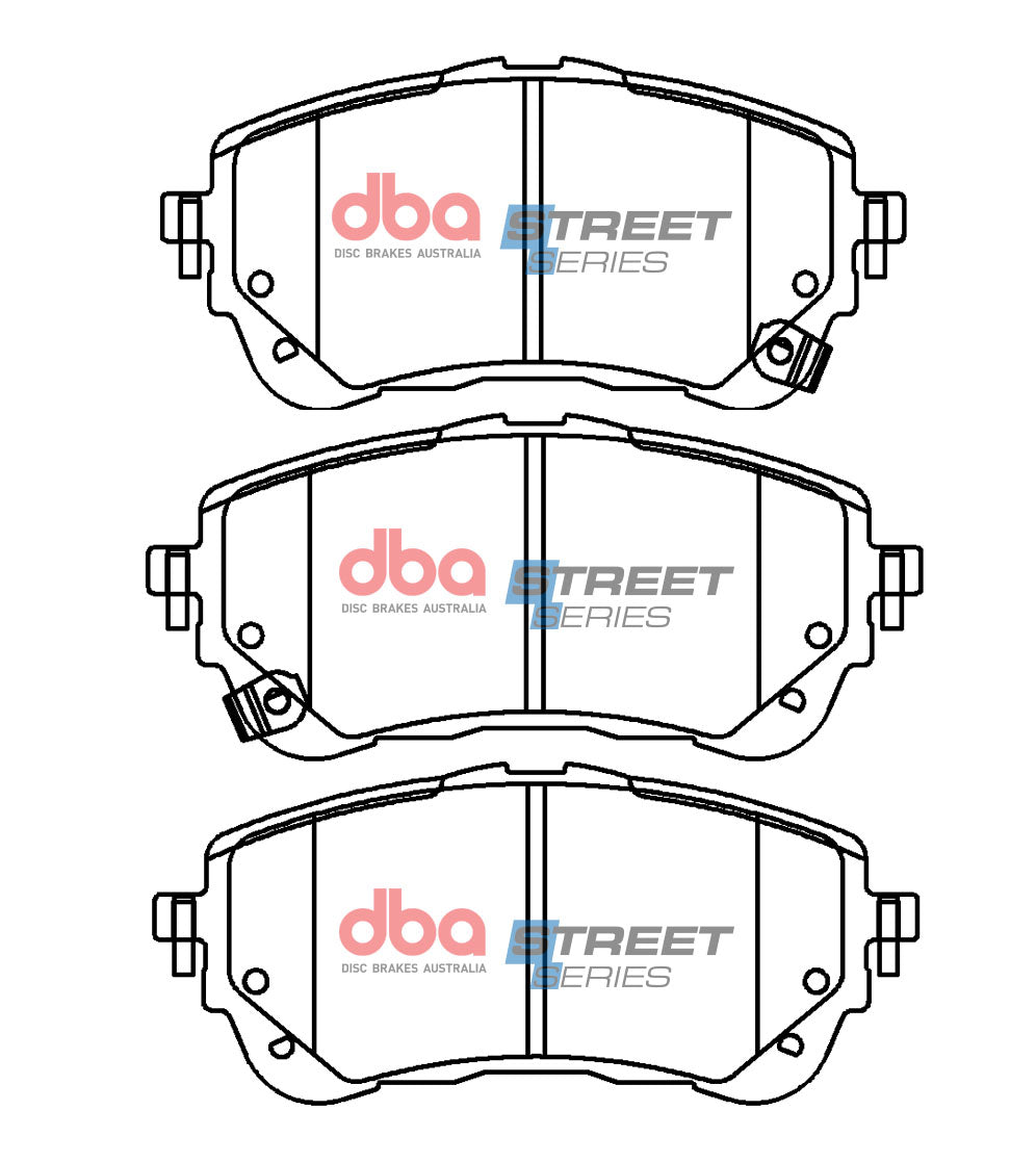 DBA 2019+ Toyota Corolla (ZRE211/ZWE211) Street Series Front Brake Pads - DB15136SS