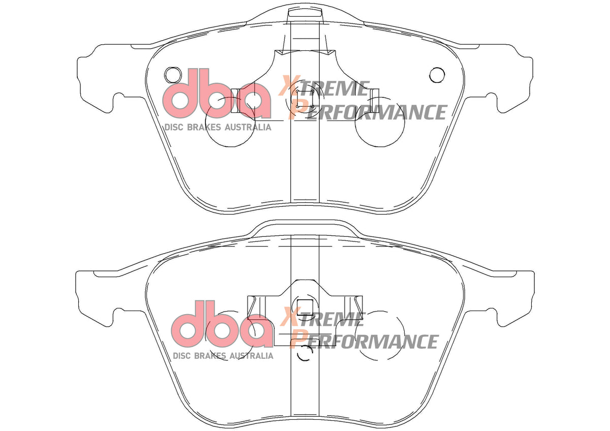 DBA 03-14 Volvo XC90 (w/316mm Front Rotor) Front XP Performance Brake Pads - DB1658XP
