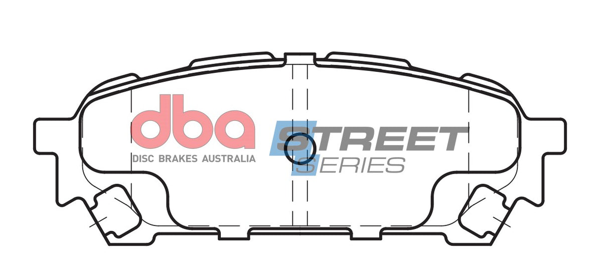 DBA 03-05 Subaru Impreza WRX Rear Street Series Brake Pads - DB1672SS