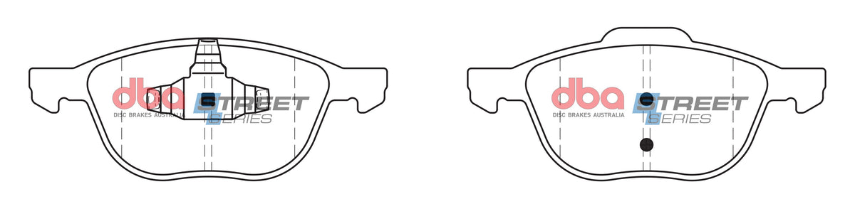 DBA 13-19 Ford C-Max Energi SEL Street Series Front Brake Pads - DB1679SS