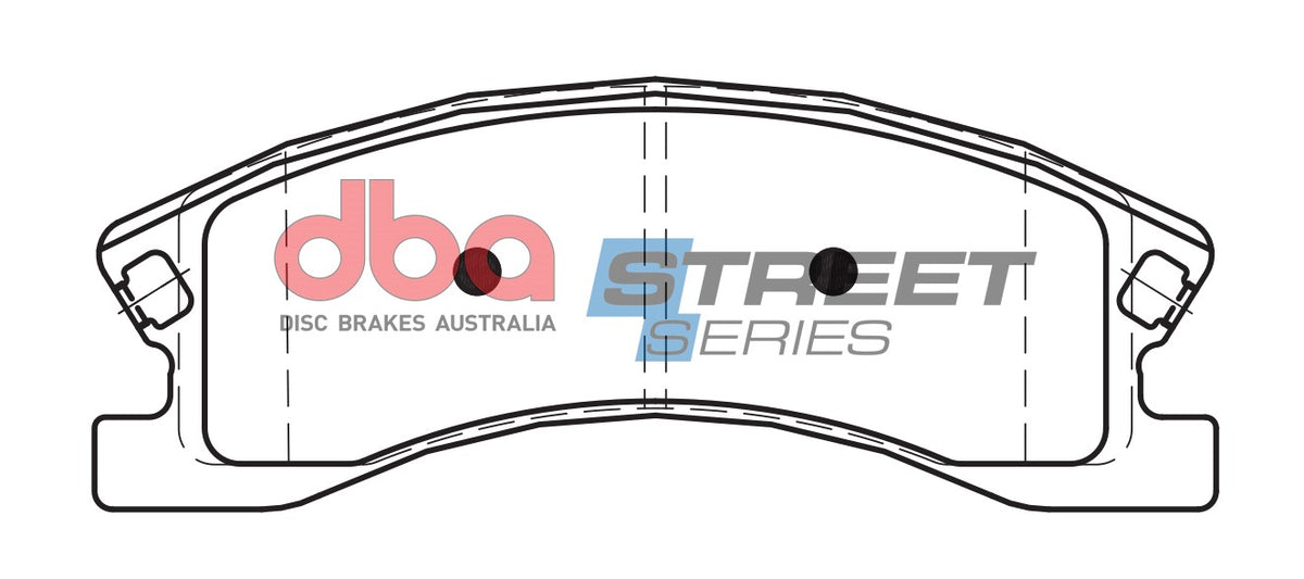 DBA 99-04 Jeep Grand Cherokee Street Series Front Brake Pads - DB1716SS