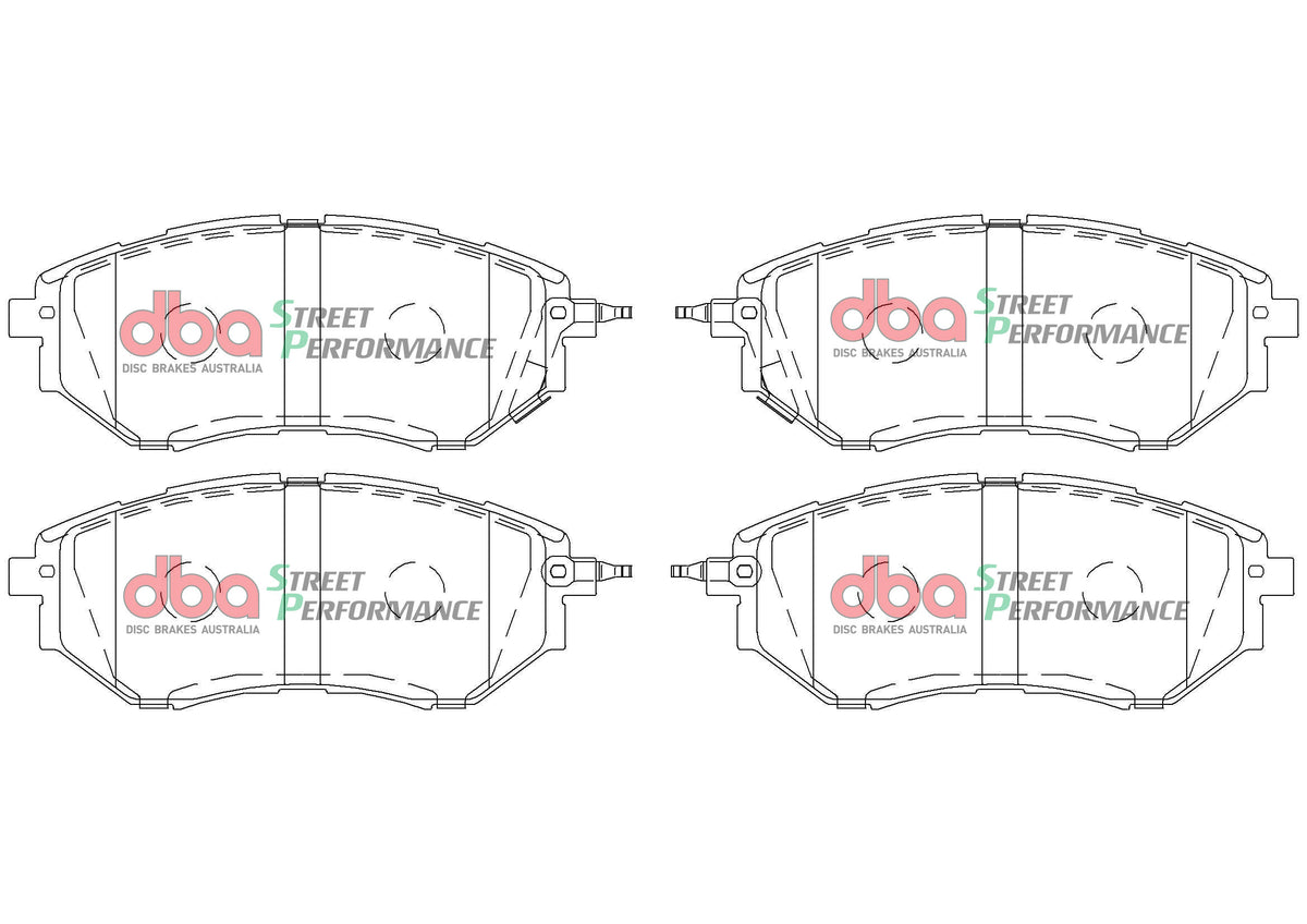 DBA 05-08 Subaru Legacy SP500 Front Brake Pads - DB1722SP