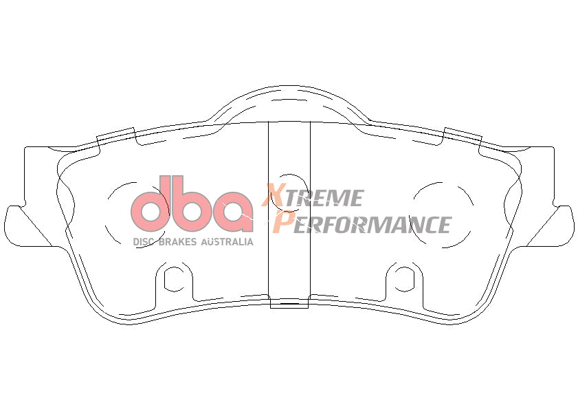 DBA 08-09 Pontiac G8 3.6 Base/6.0 XP650 Rear Brake Pads - DB1766XP