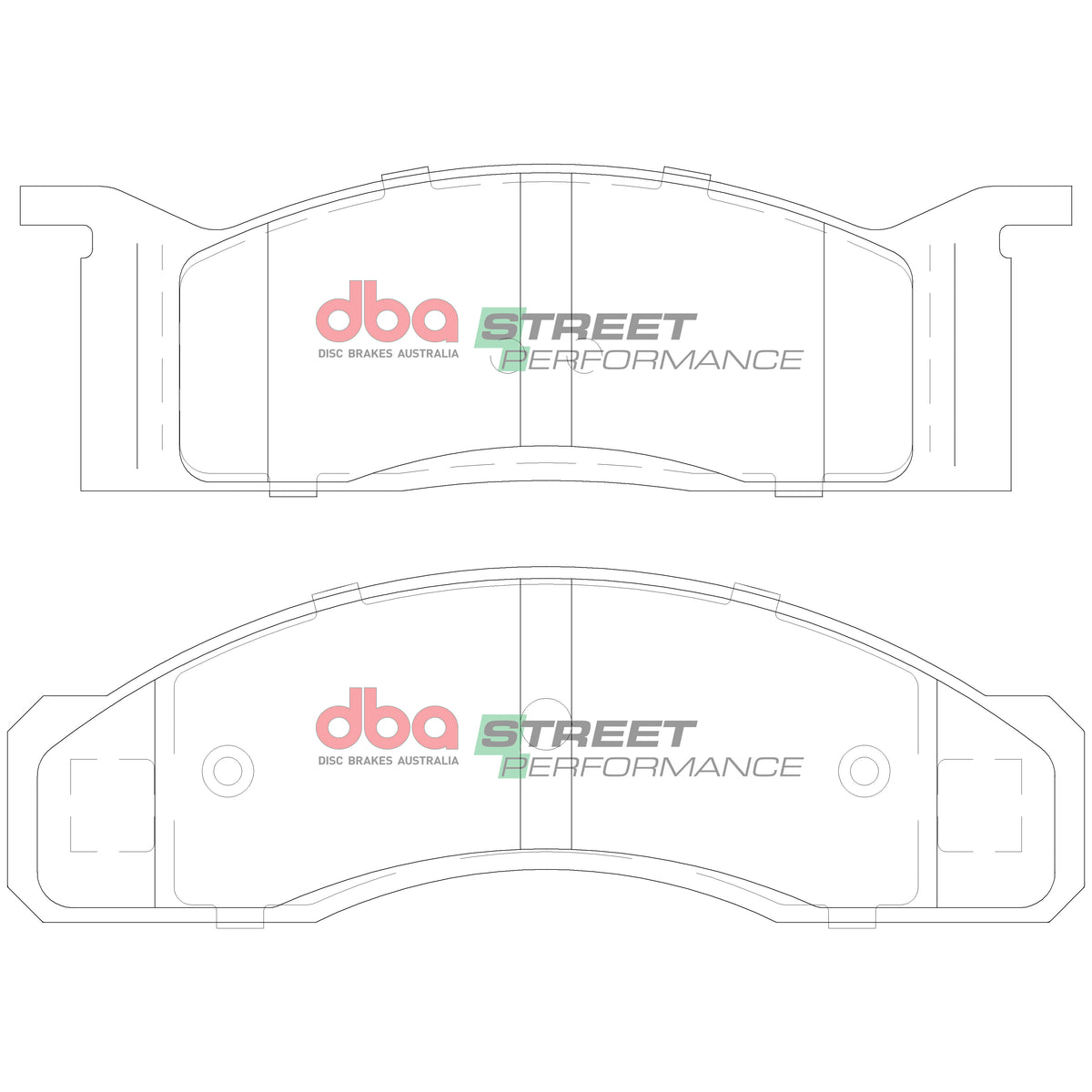 DBA 70-71 Ford Torino Front SP Performance Brake Pads - DB1807SP