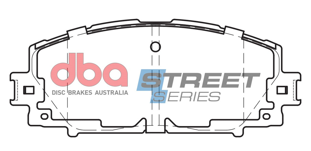 DBA 07-15 Toyota Yaris Street Series Front Brake Pads - DB1820SS
