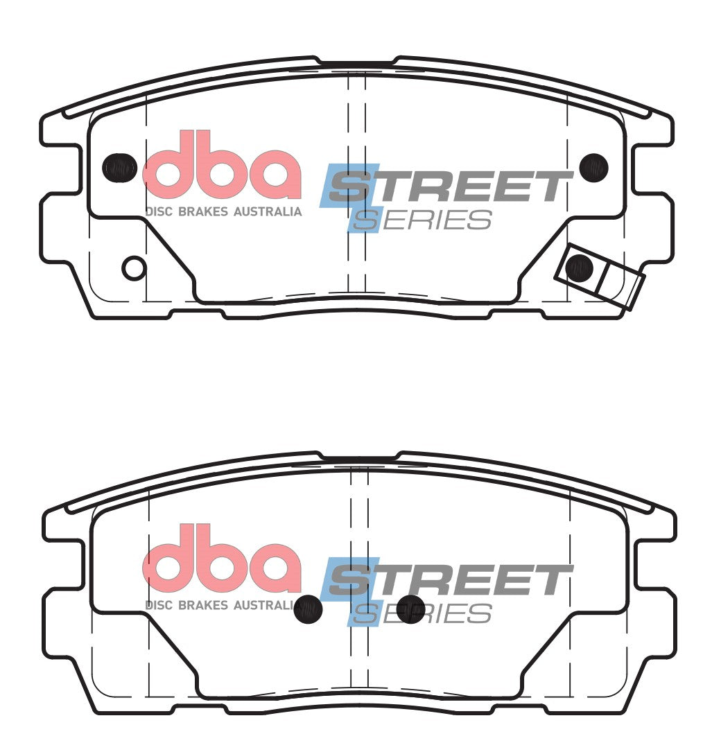 DBA 12-15 Chevrolet Captiva Sport Street Series Rear Brake Pads - DB1862SS