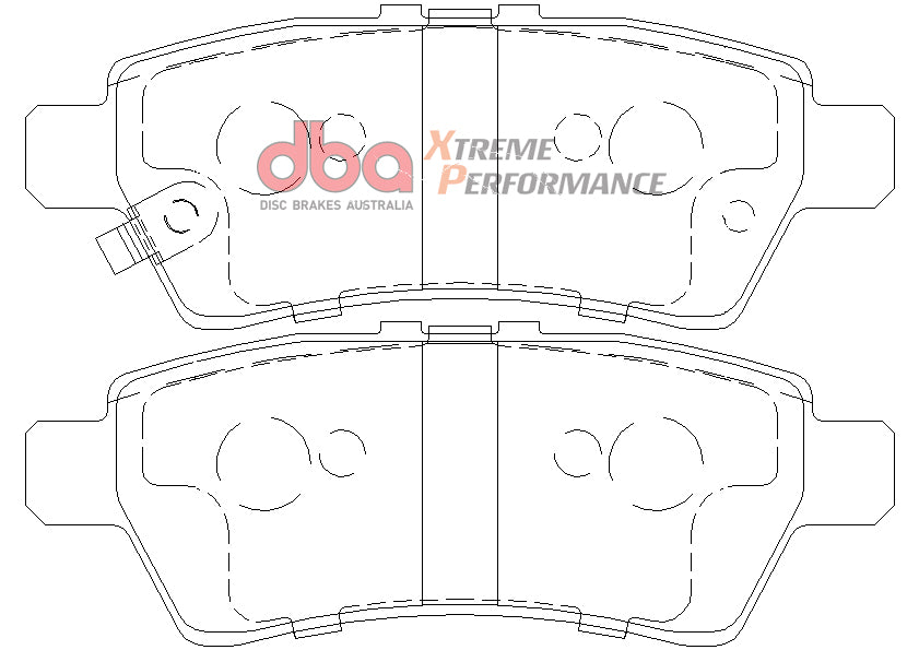 DBA 04-12 Nissan Pathfinder 4.0L XP Performance Rear Brake Pads - DB1919XP