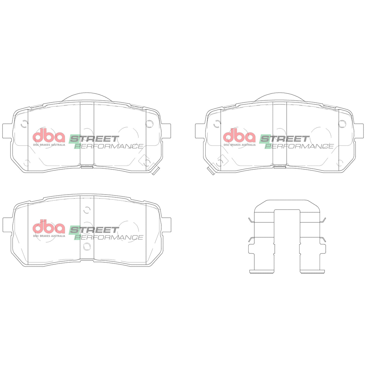 DBA 07-12 Hyundai Veracruz Rear SP Performance Brake Pads - DB1957SP