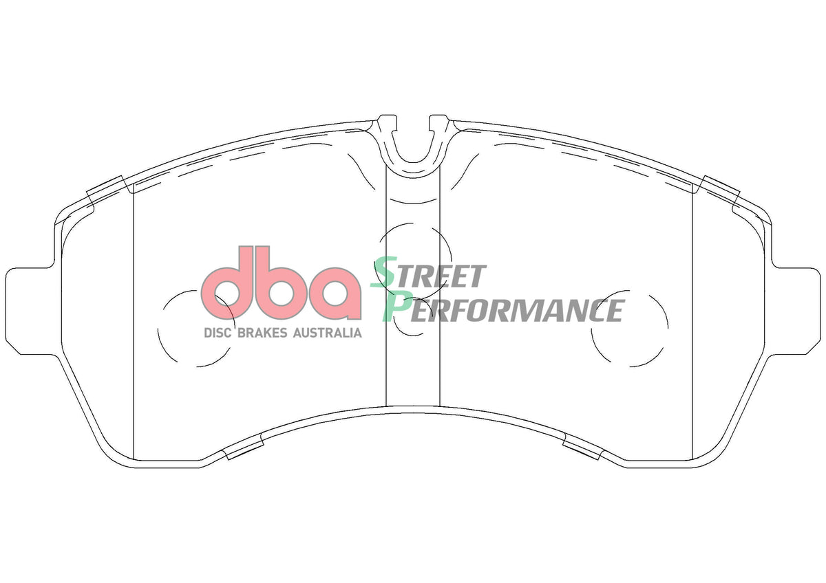 DBA 07-09 Dodge Sprinter 3500 DRW Front SP Performance Brake Pads - DB1974SP