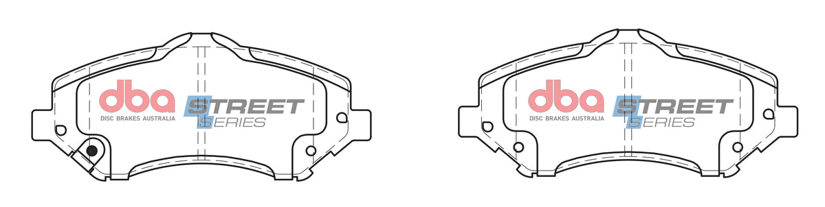 DBA 08-16 Chrysler Town & Country Street Series Front Brake Pads - DB2002SS