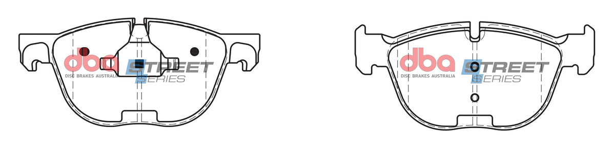 DBA 16-18 BMW X4 M40i Street Series Front Brake Pads - DB2006SS