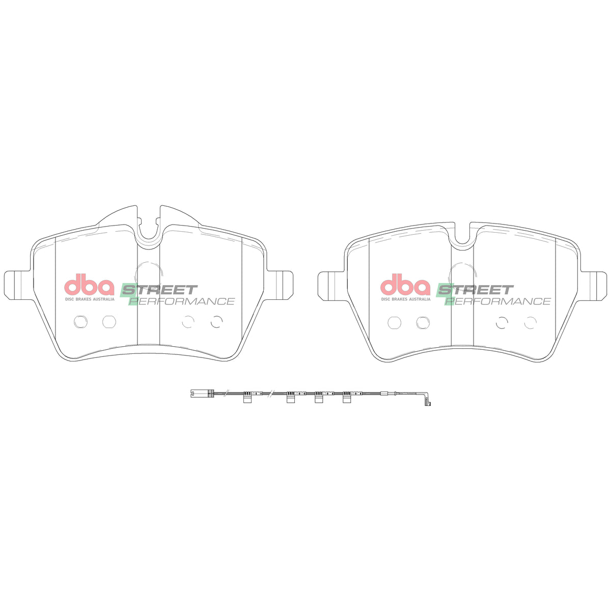 DBA 06-16 Mini Cooper (w/JCW Brakes/12mm Lugs/294mm Rotor) Front SP Performance Brake Pads - DB2052SP