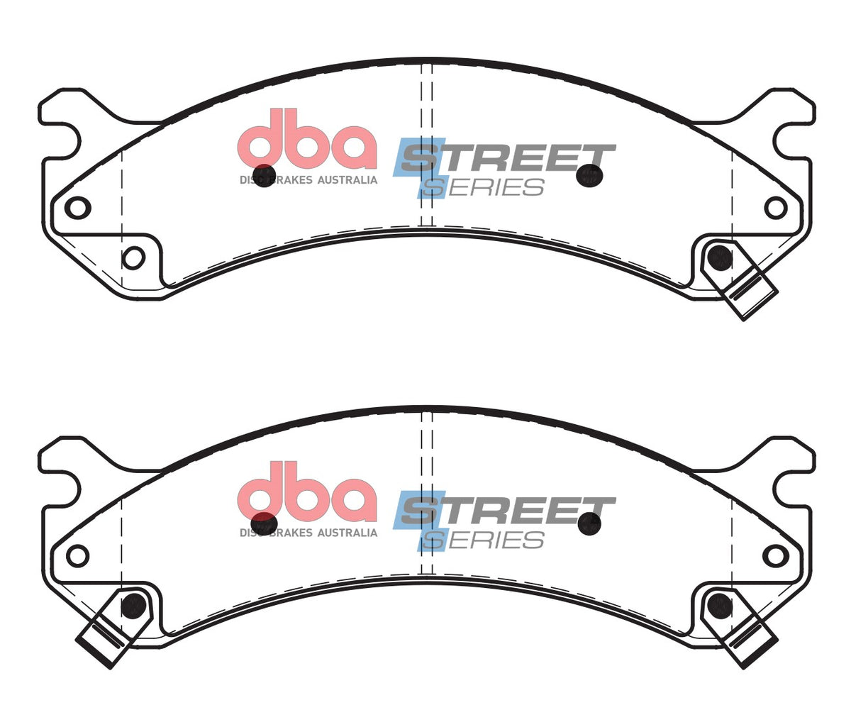 DBA 01-07 Chevrolet Silverado 1500 HD Sedan Street Series Front Brake Pads - DB2098SS