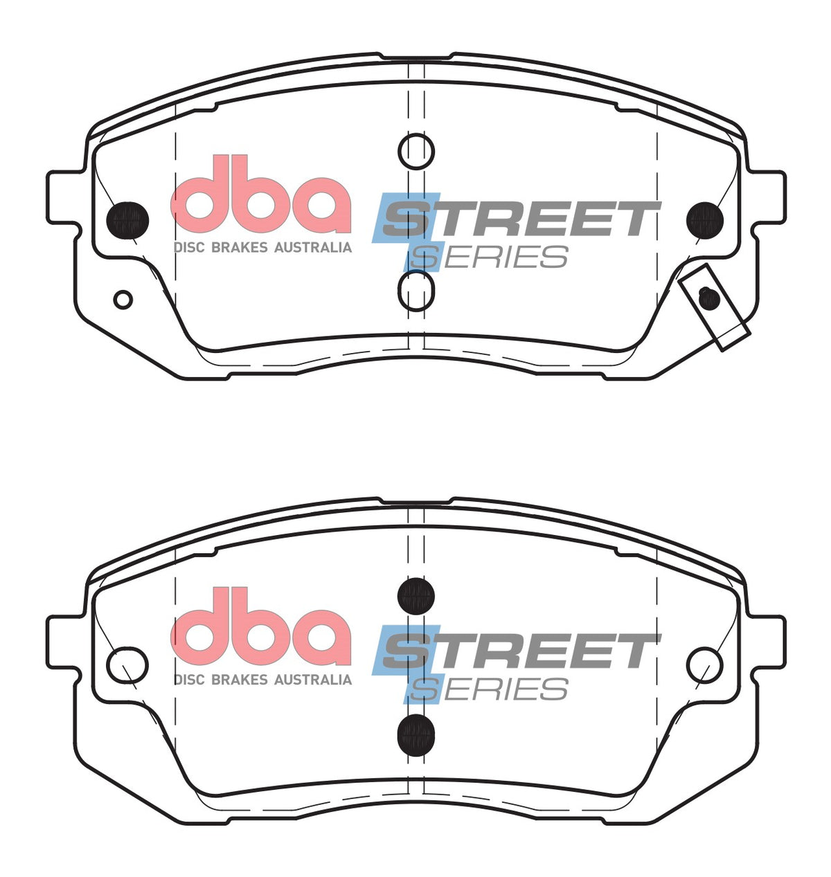 DBA 15-19 Hyundai Sonata (320mm Front Rotor Excl Hybrid) Street Series Front Brake Pads - DB2174SS