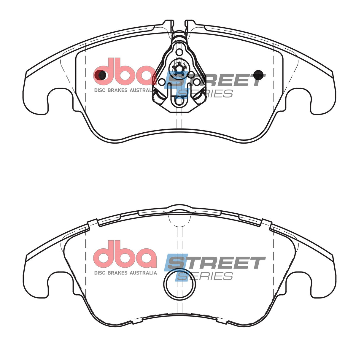 DBA 09-16 Audi A4 Sedan Sedan Front Street Series Brake Pads - DB2186SS
