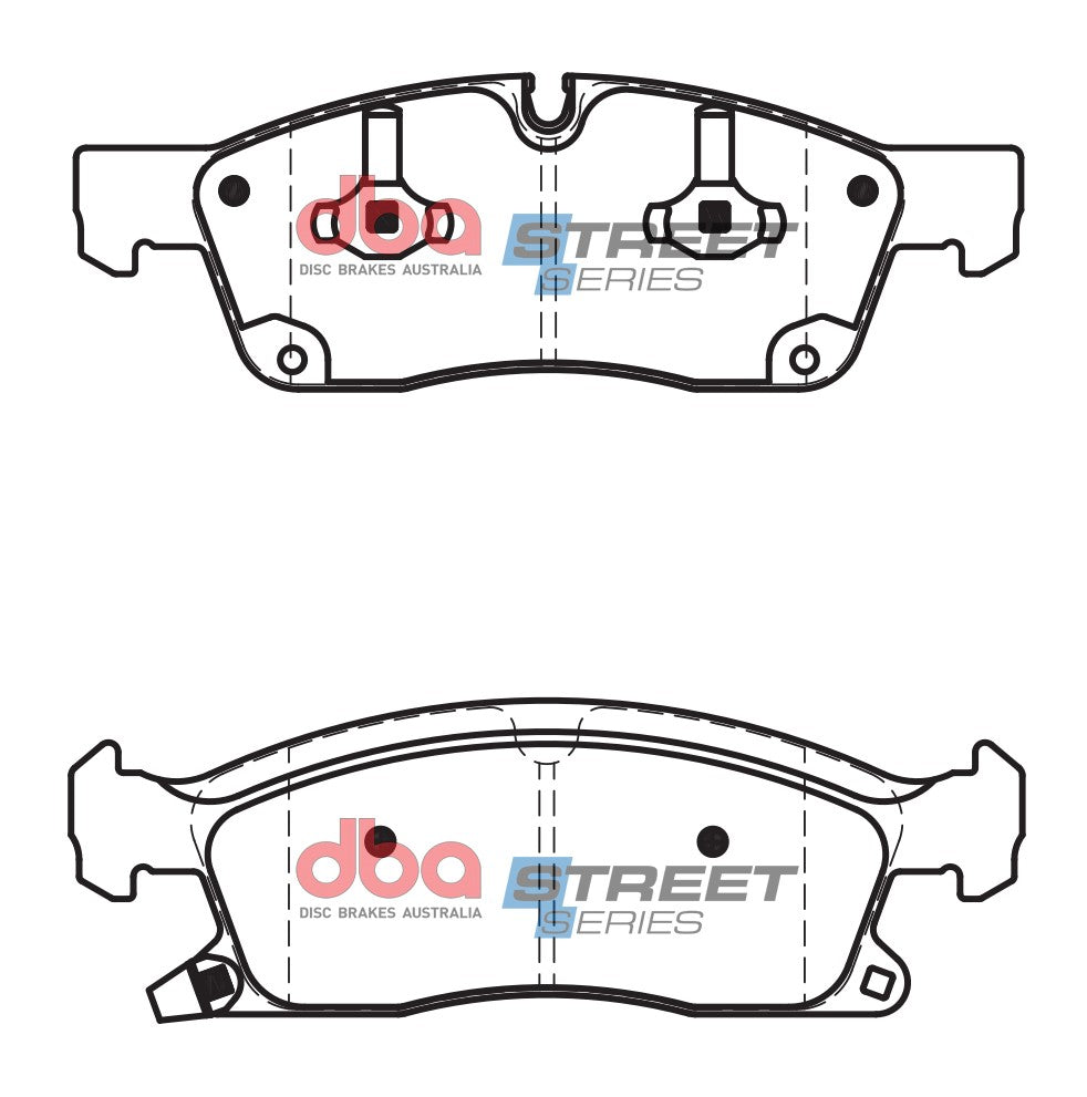 DBA 11-20 Dodge Durango (330mm Front Rotor) Street Series Front Brake Pads - DB2216SS
