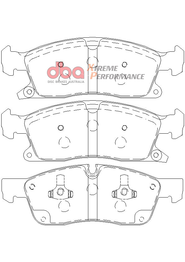 DBA 11-12 Dodge Durango / 11-12 Jeep Grand Cherokee XP650 Front Brake Pads - DB2216XP