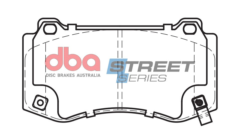 DBA 05-23 Chrysler 300 C SRT8 Front Street Series Brake Pads - DB2259SS