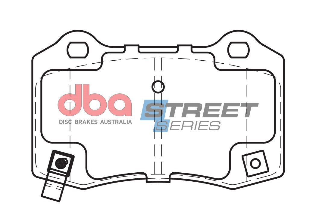 DBA 04-19 Cadillac CTS V (w/Brembo Calipers) Rear Street Series Brake Pads - DB2260SS
