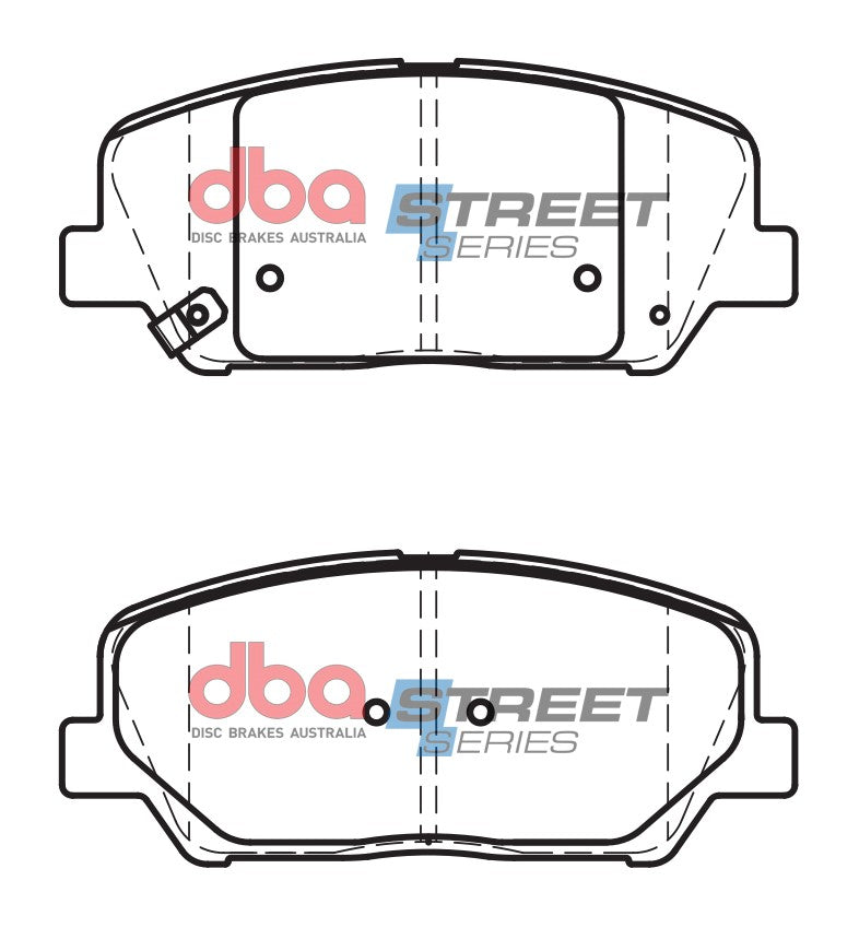 DBA 12-15 Hyundai Veloster Turbocharged Front Street Series Brake Pads - DB2270SS