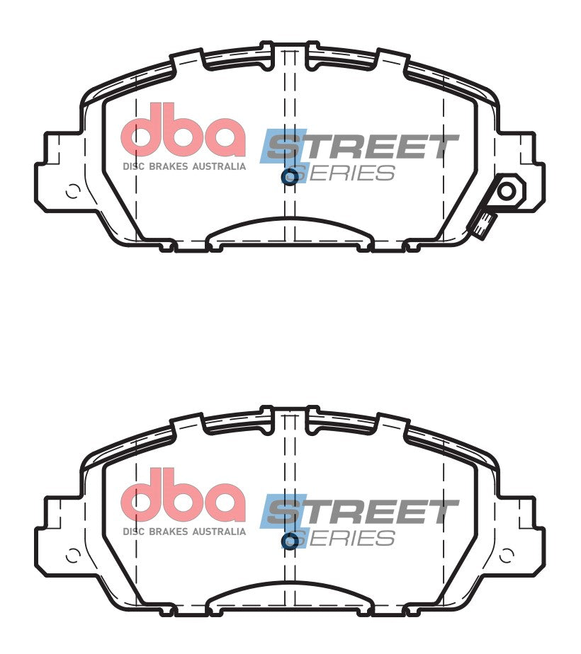 DBA 16-18 Honda Accord LX/EX/EX-L Street Series Front Brake Pads - DB2304SS