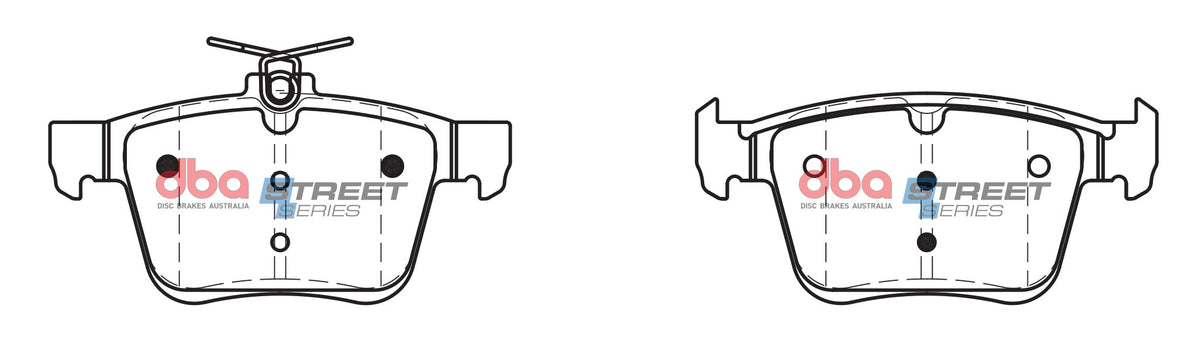 DBA 2018 Audi Q2 Street Series Front Brake Pads - DB2384SS