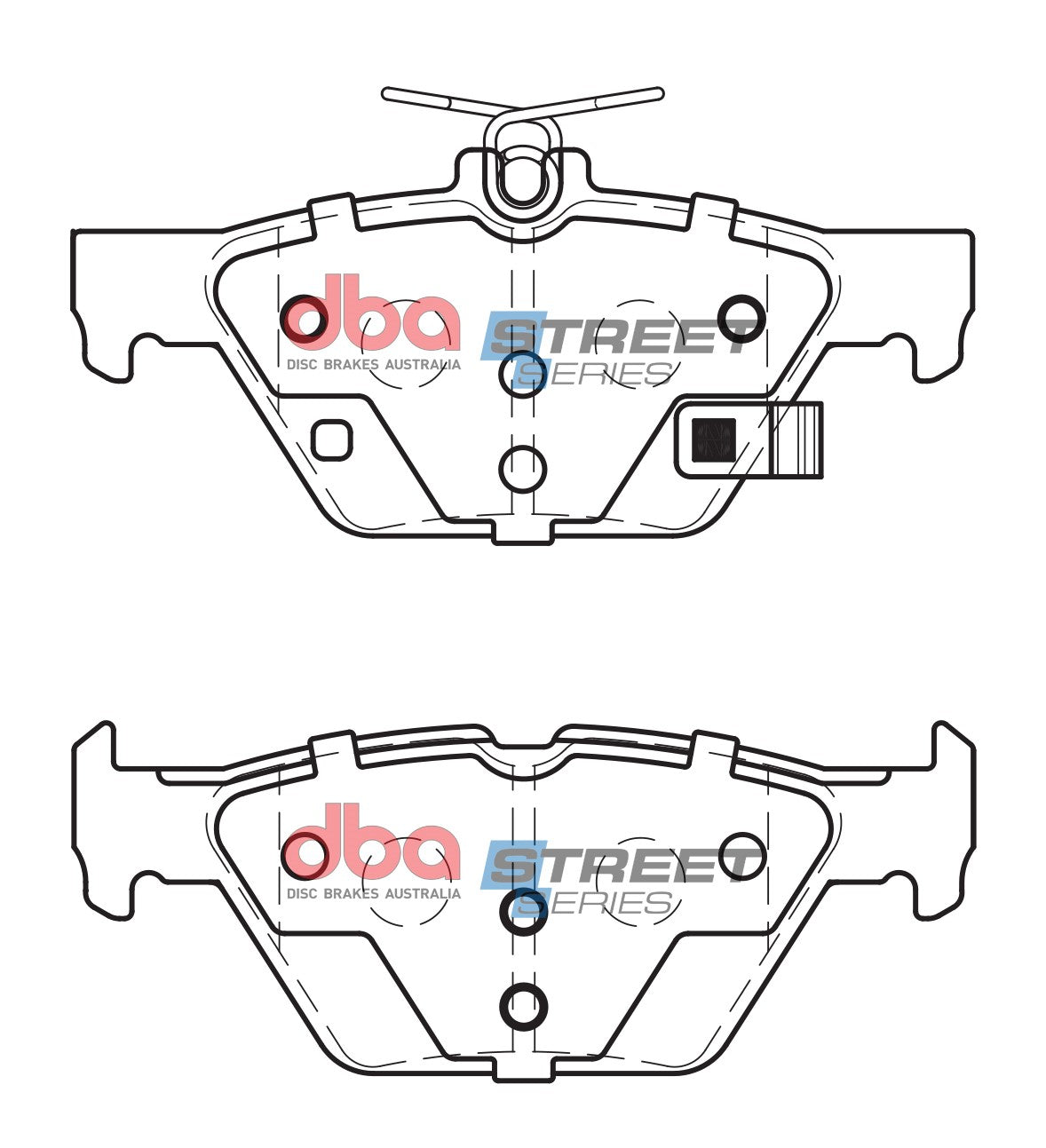 DBA 16-19 Subaru WRX Street Series Rear Brake Pads - DB2398SS