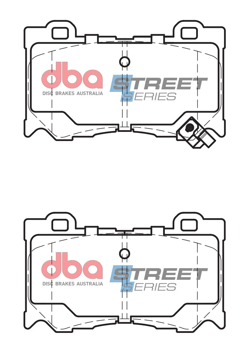 DBA 09-13 Infiniti FX50 (S51 Model) Front Street Series Brake Pads - DB2400SS