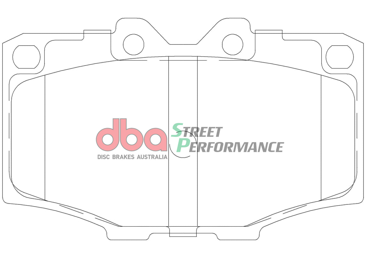 DBA 83-90 Toyota Land Cruiser SP Performance Front Brake Pads - Front - DB288SP