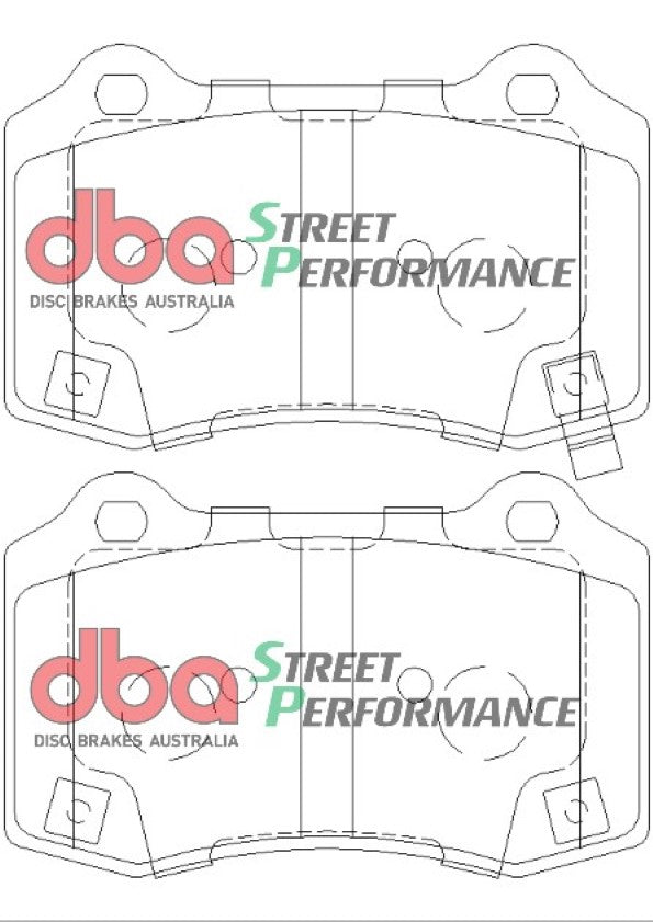 DBA 11-22 Jeep Grand Cherokee SP Performance Rear Brake Pads - DB8805SP