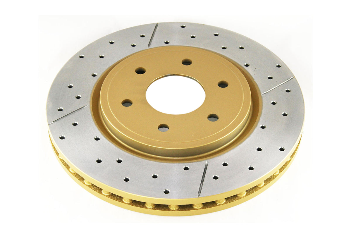 DBA 04-12 Nissan Pathfinder 4.0L Front Drilled & Slotted Street Series Rotor - DBA2310X