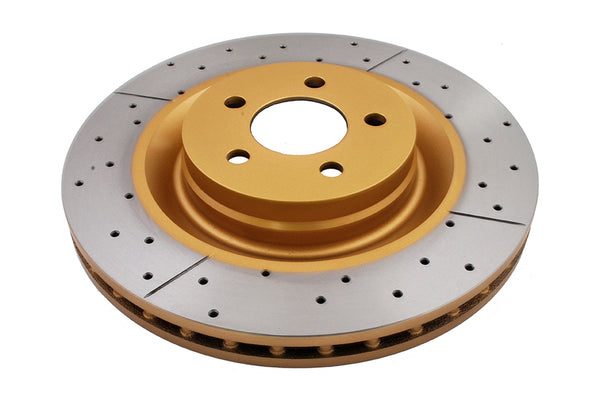 DBA 08-15 Dodge Challenger SRT-8 Front Drilled & Slotted Street Series Rotor - DBA2444X