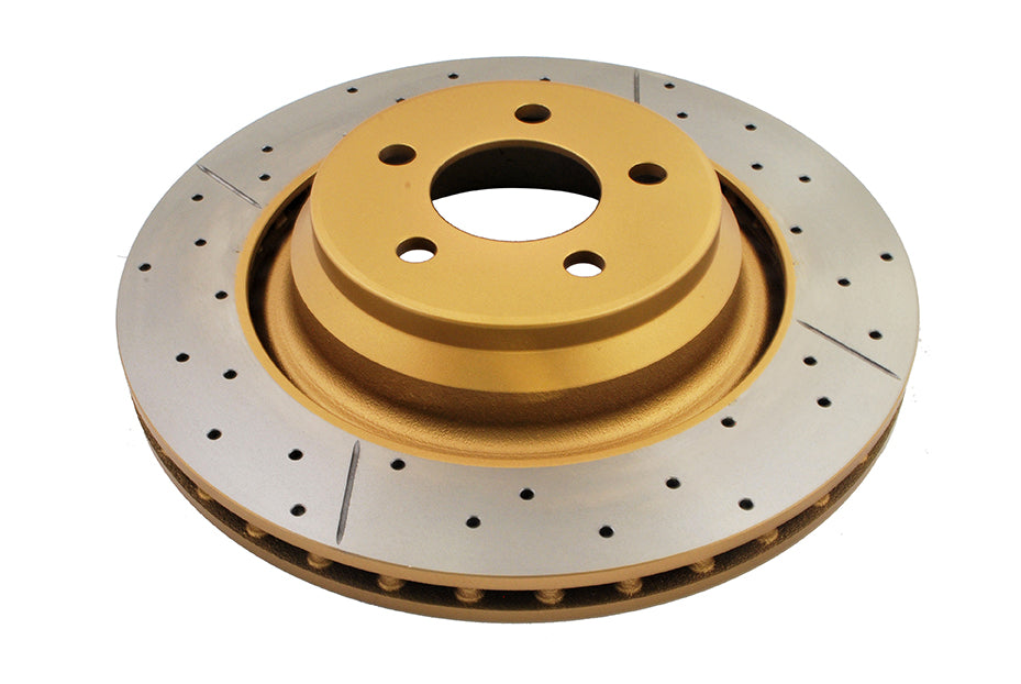 DBA 08-15 Dodge Challenger SRT-8 Rear Drilled & Slotted Street Series Rotor - DBA2445X