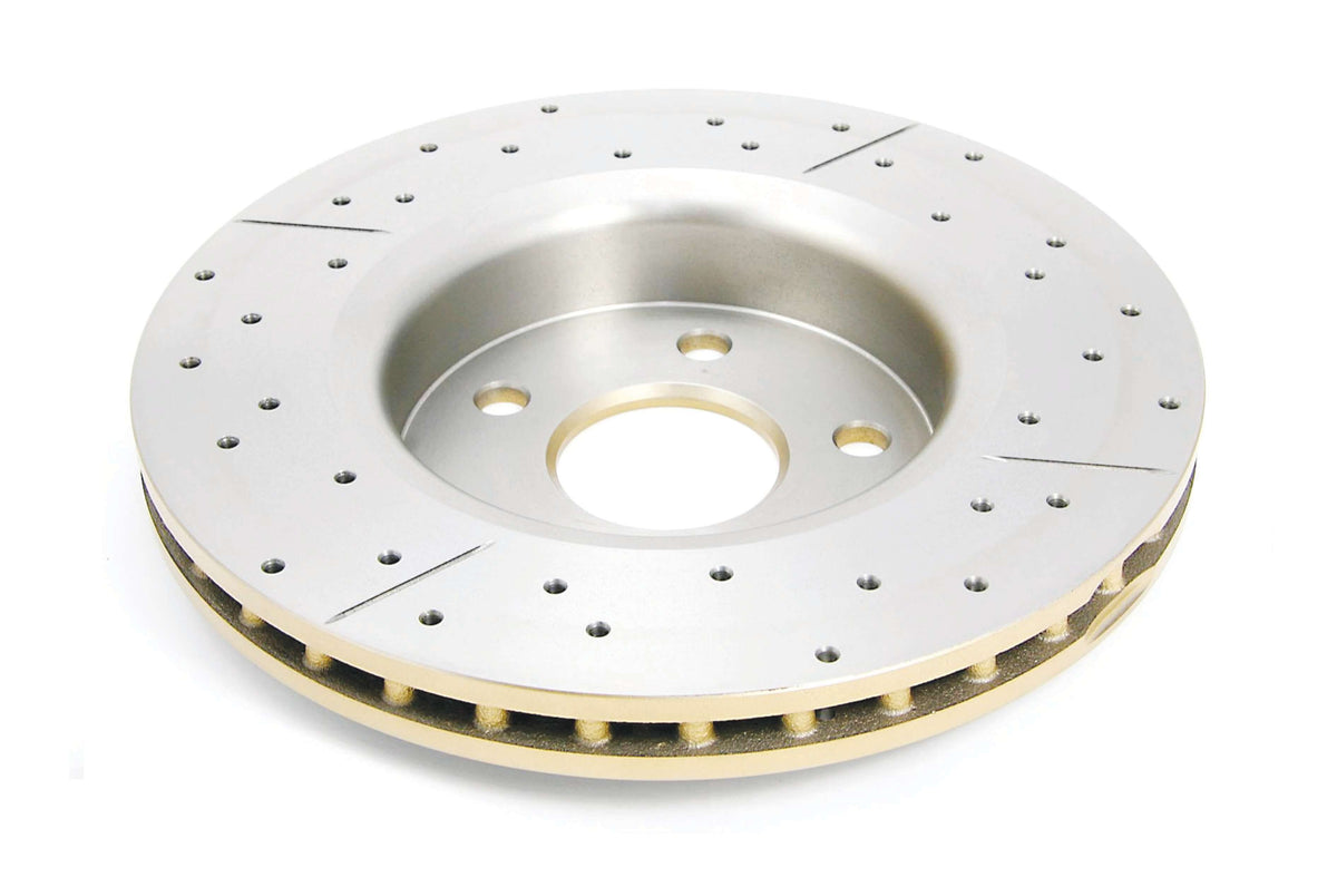 DBA 06-10 Jeep Commander Front Drilled & Slotted Street Series Rotor - DBA2530X